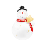 Muñeco de Nieve, Figura Decorativa de Cerámica