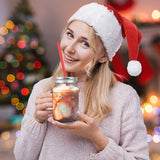 Tarro de Cristal con Tapa, Feliz Navidad