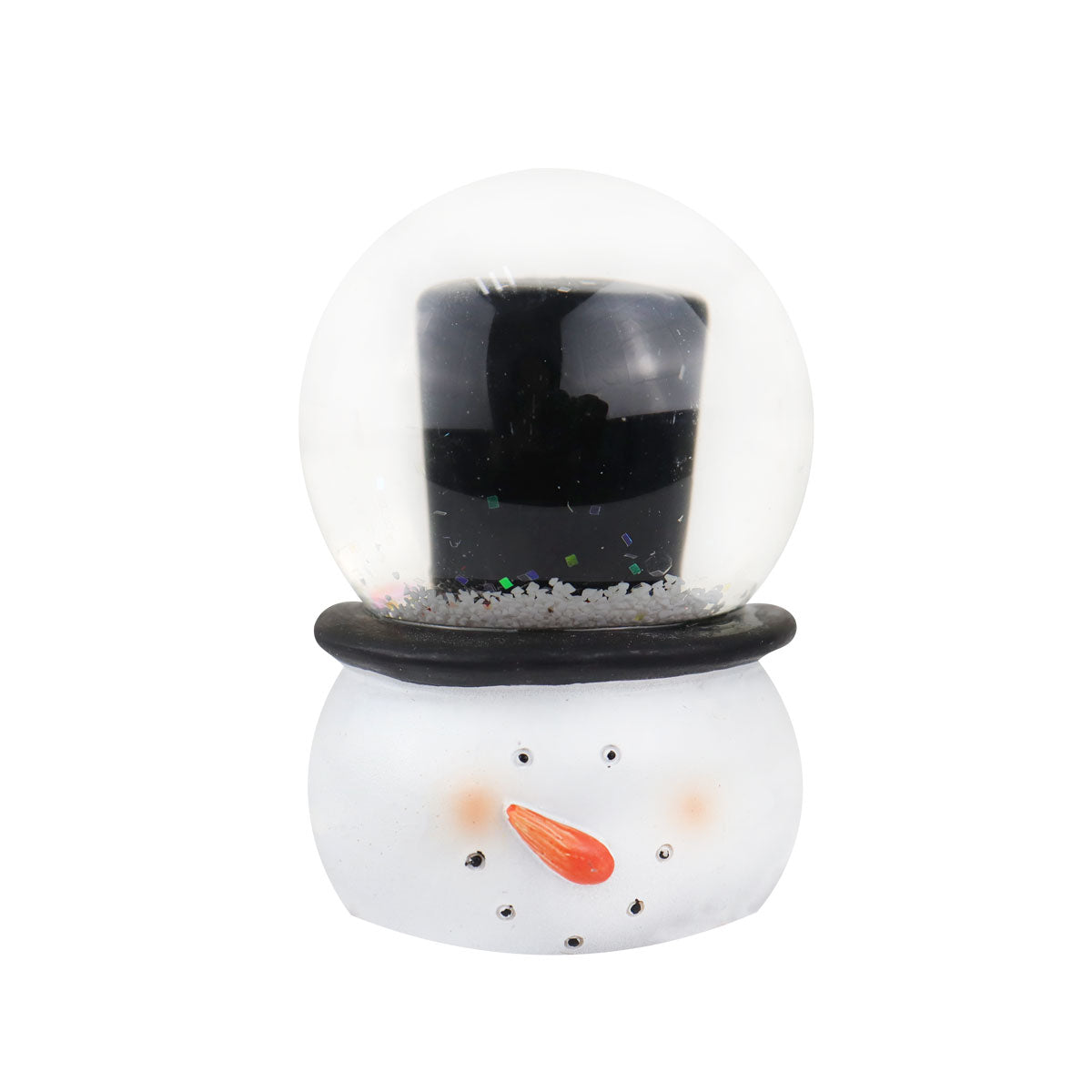 Muñeco de Nieve, Bola de Nieve de Cerámica y Cristal