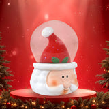 Santa Claus, Bola de Nieve de Cerámica y Cristal
