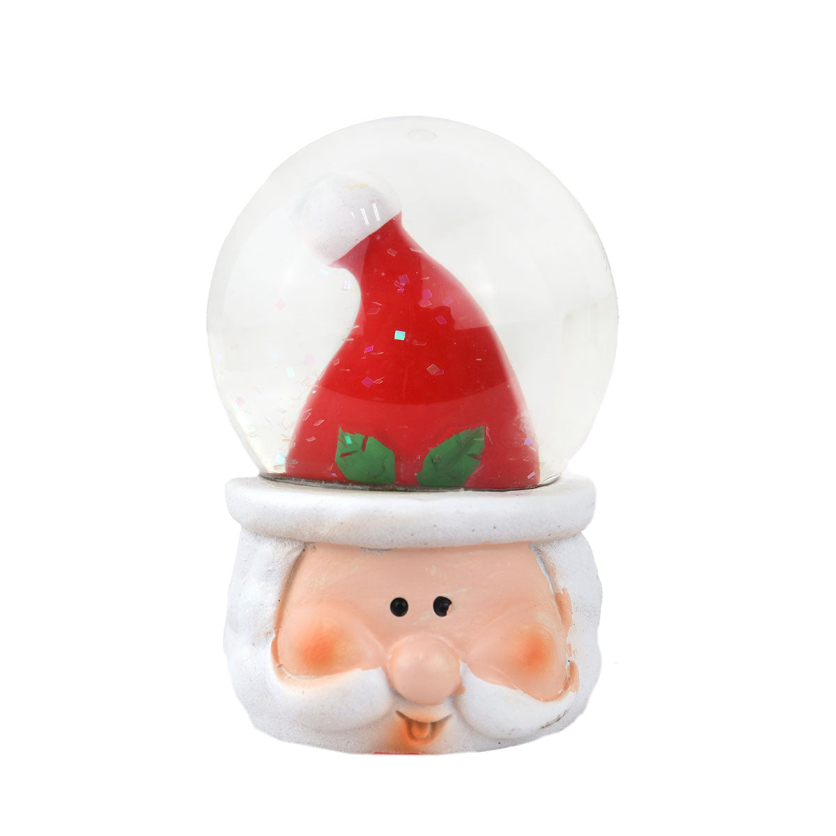 Santa Claus, Bola de Nieve de Cerámica y Cristal