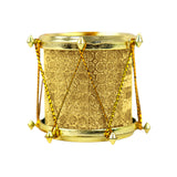 Set Mini Tambores, Color Dorado, 6 pzas