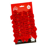 Set de 12 Moños, Color Rojo