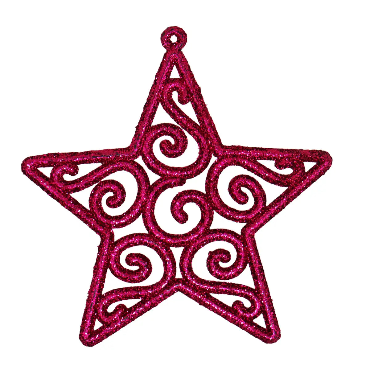 Ornamento Navideño en Forma de Estrella, 4pzas