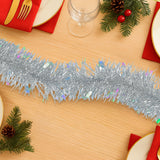 Guirnalda Navideña de Tinsel, Color Plata