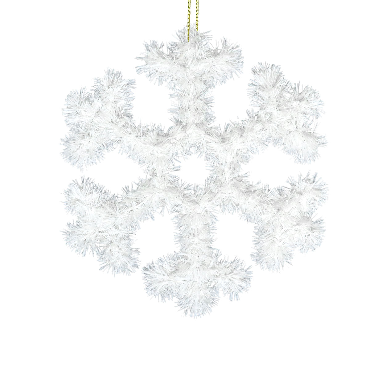 Copo de Nieve Jumbo de Tinsel color Blanco