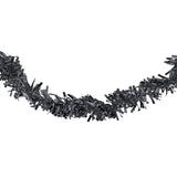 Guirnalda Navideña de Tinsel color Negro, 2m