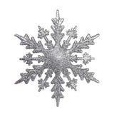 Ornamento en Forma de Copo, Color Plateado, 2 pzas