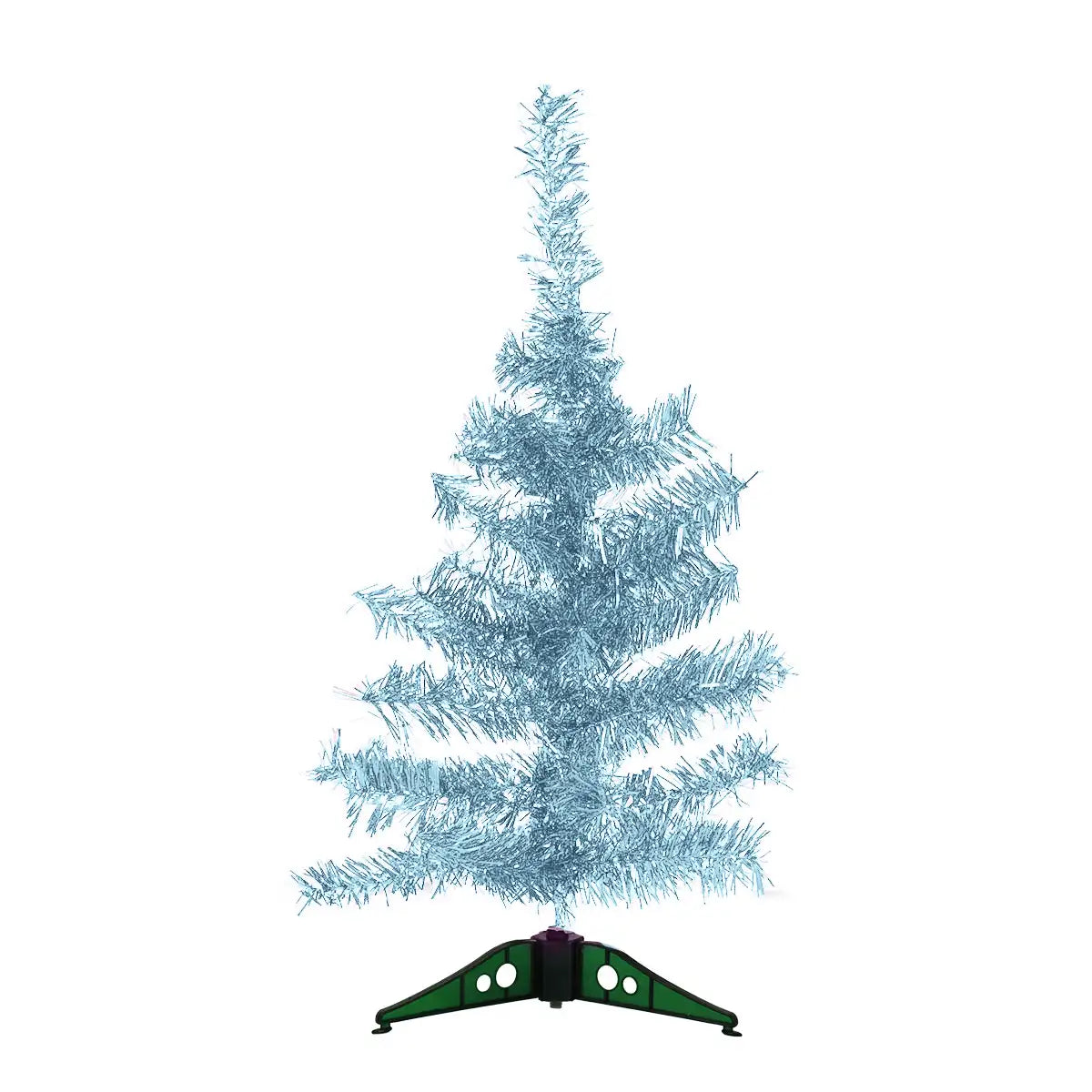Árbol Navideño de Tinsel color Azul
