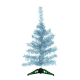 Árbol Navideño de Tinsel color Azul