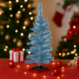 Árbol Navideño de Tinsel color Azul