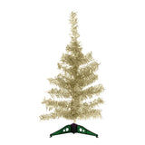 Árbol Navideño de Tinsel color Oro
