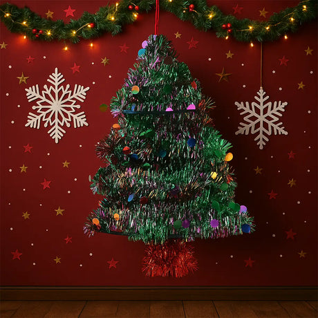 Árbol Navideño Decorativo de Tinsel
