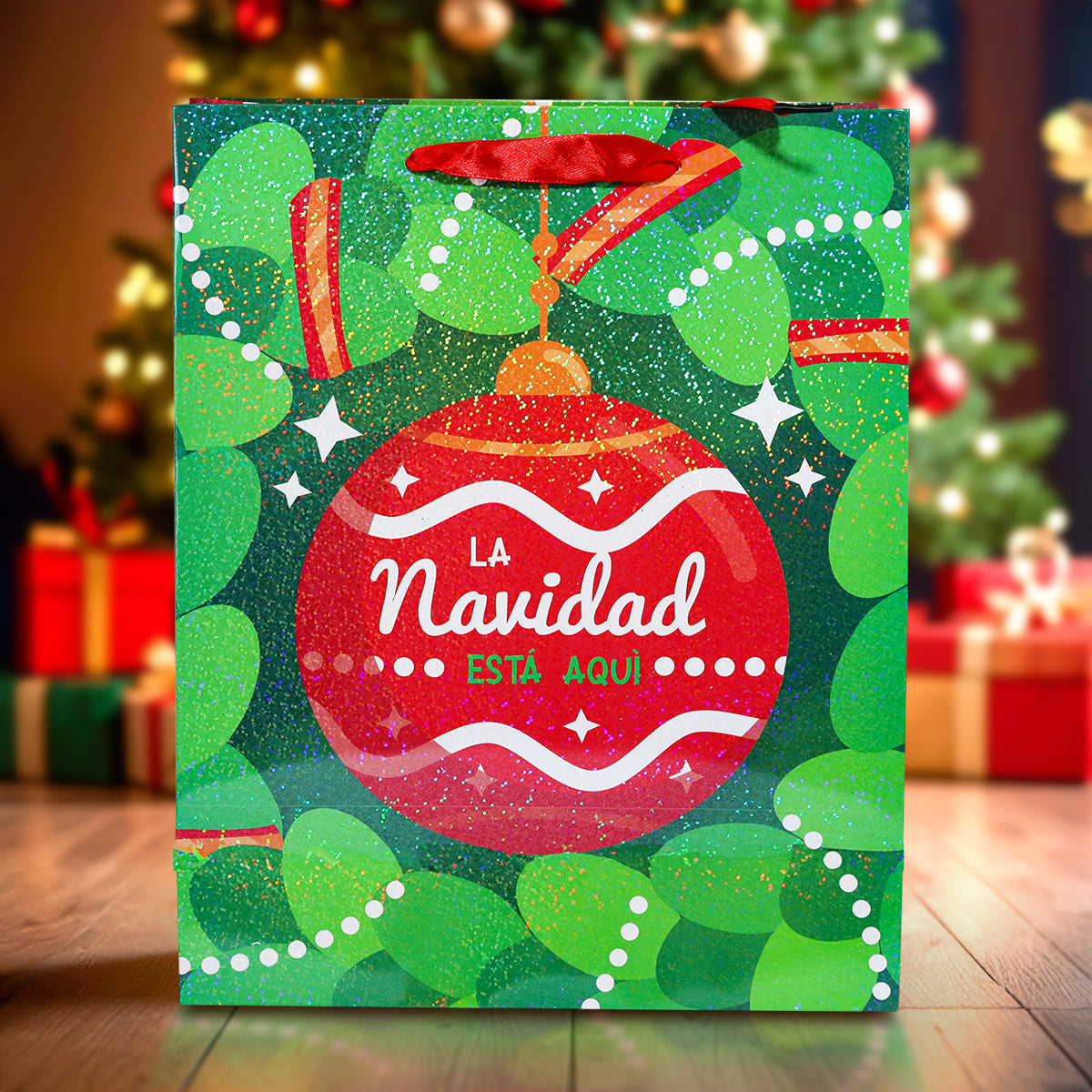Bolsa de Regalo para Navidad, "La Navidad Está Aquí"