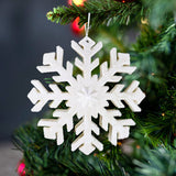 Copo de Nieve, Volumen, Glitter, Color Blanco