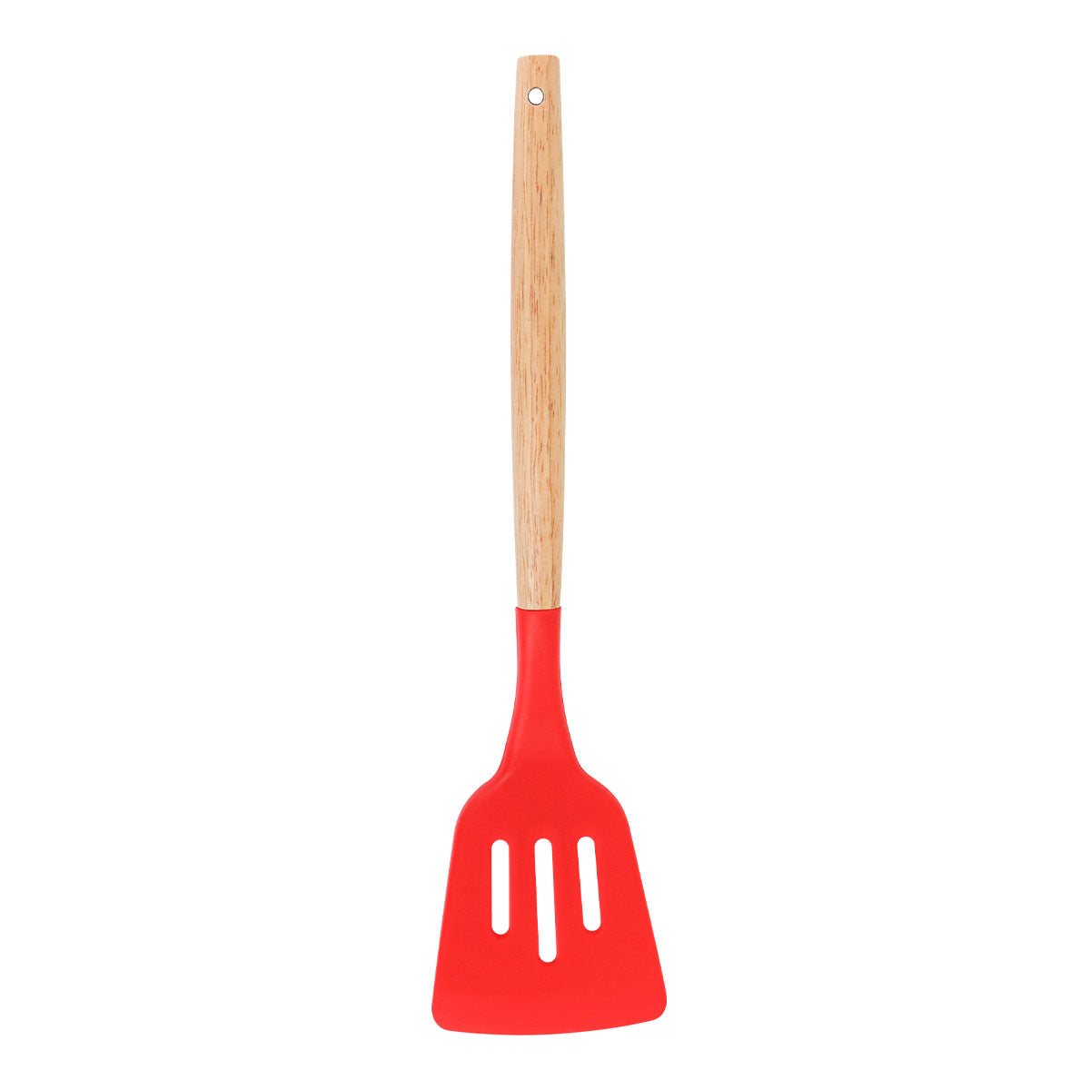 Volteador de Silicona color Rojo para Cocina, 31 cm