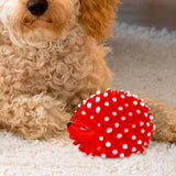 Juguete en Forma de Puercoespín color Rojo para Mascota