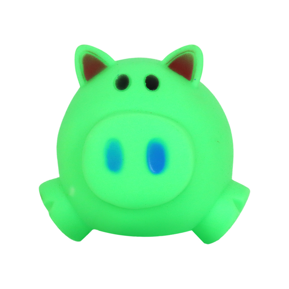 Juguete en Forma de Cerdito color Verde para Mascota