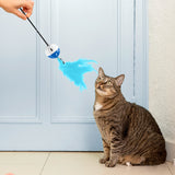 Varita Interactiva color Azul para Gato, Amazin Pets