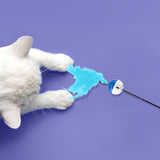 Varita Interactiva color Azul para Gato, Amazin Pets