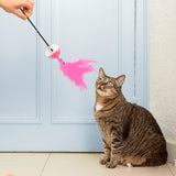 Varita Interactiva color Rosa para Gato, Amazin Pets