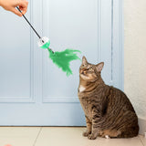 Varita Interactiva color Verde para Gato, Amazin Pets