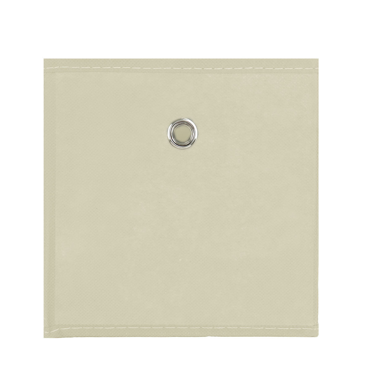 Caja Cuadrada Non Woven color Beige para Almacenamiento