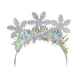 Diadema con Diseño de Copos de Nieve