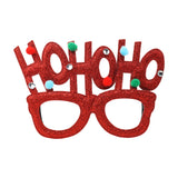 Lentes con Diseño Navideño color Rojo, Ho Ho Ho