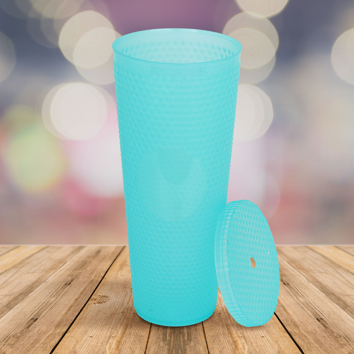 Vaso con Textura color Aqua, 1100ml