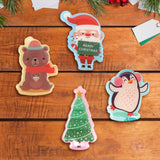 Set de 4 Imanes Navideños Decorativos