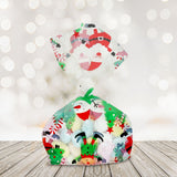 Bolsas de Celofán con Diseño Navideño