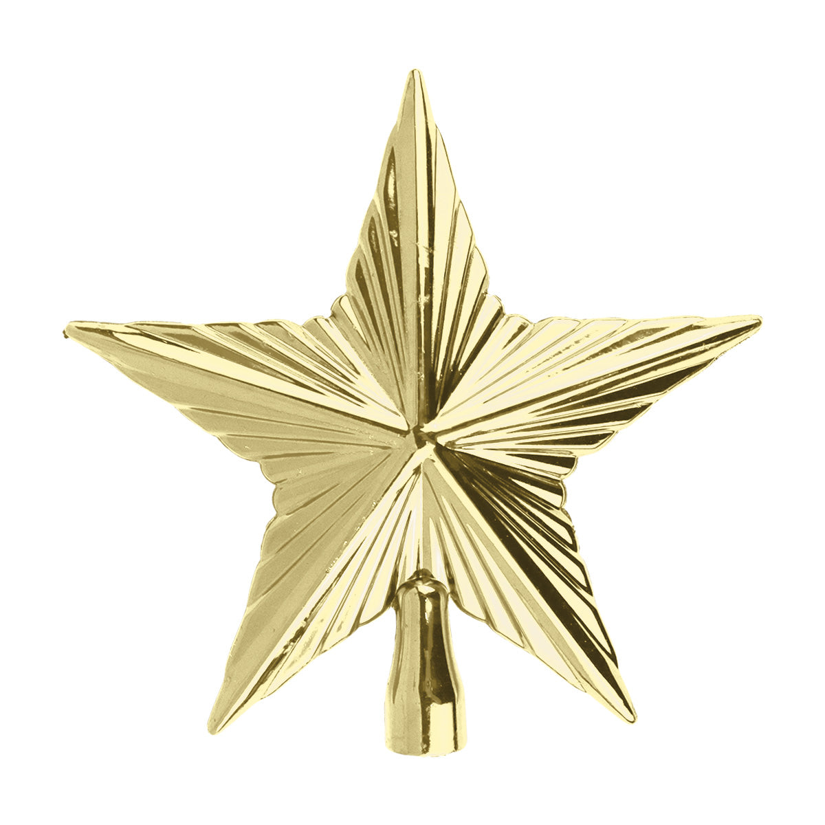 Estrella Decorativa color Oro para Punta de Árbol de Navidad