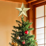 Estrella Decorativa color Oro para Punta de Árbol de Navidad