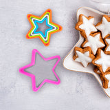 Kit de 5 Cortadores para Galletas en Forma de Estrellas