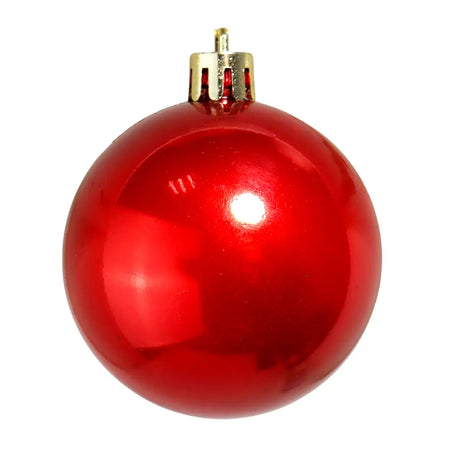Esferas Navideñas Elegance color Vino, 2pzas