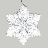 Copo de Nieve color Blanco con Diamantina