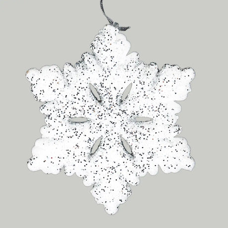 Copo de Nieve color Blanco con Diamantina