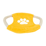 Frisbee de Cuerda para Perro, color Amarillo