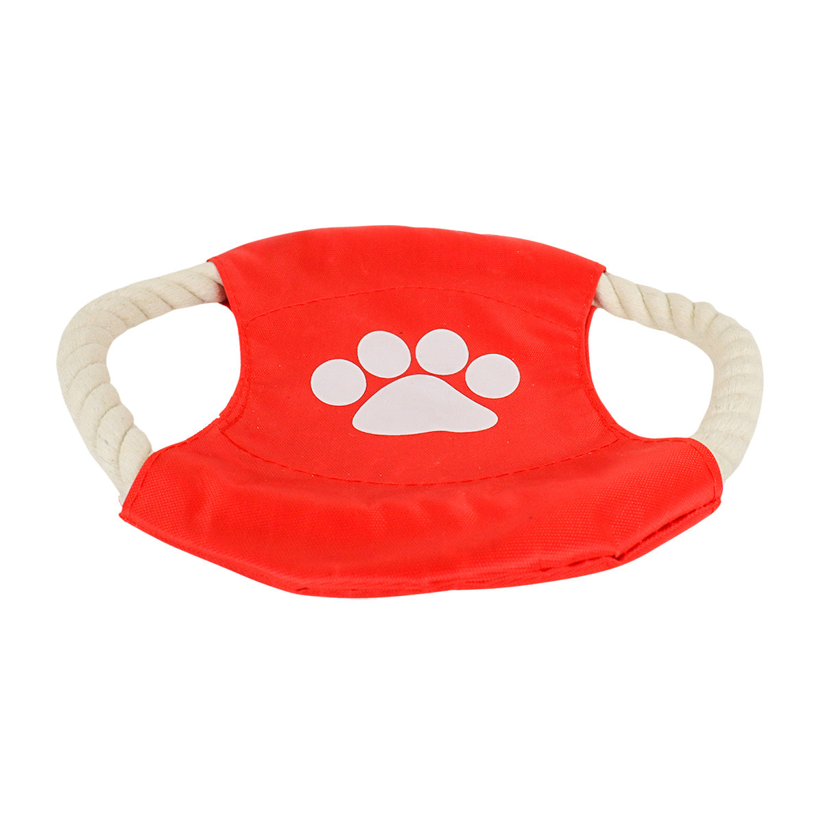 Frisbee de Cuerda para Perro, color Rojo