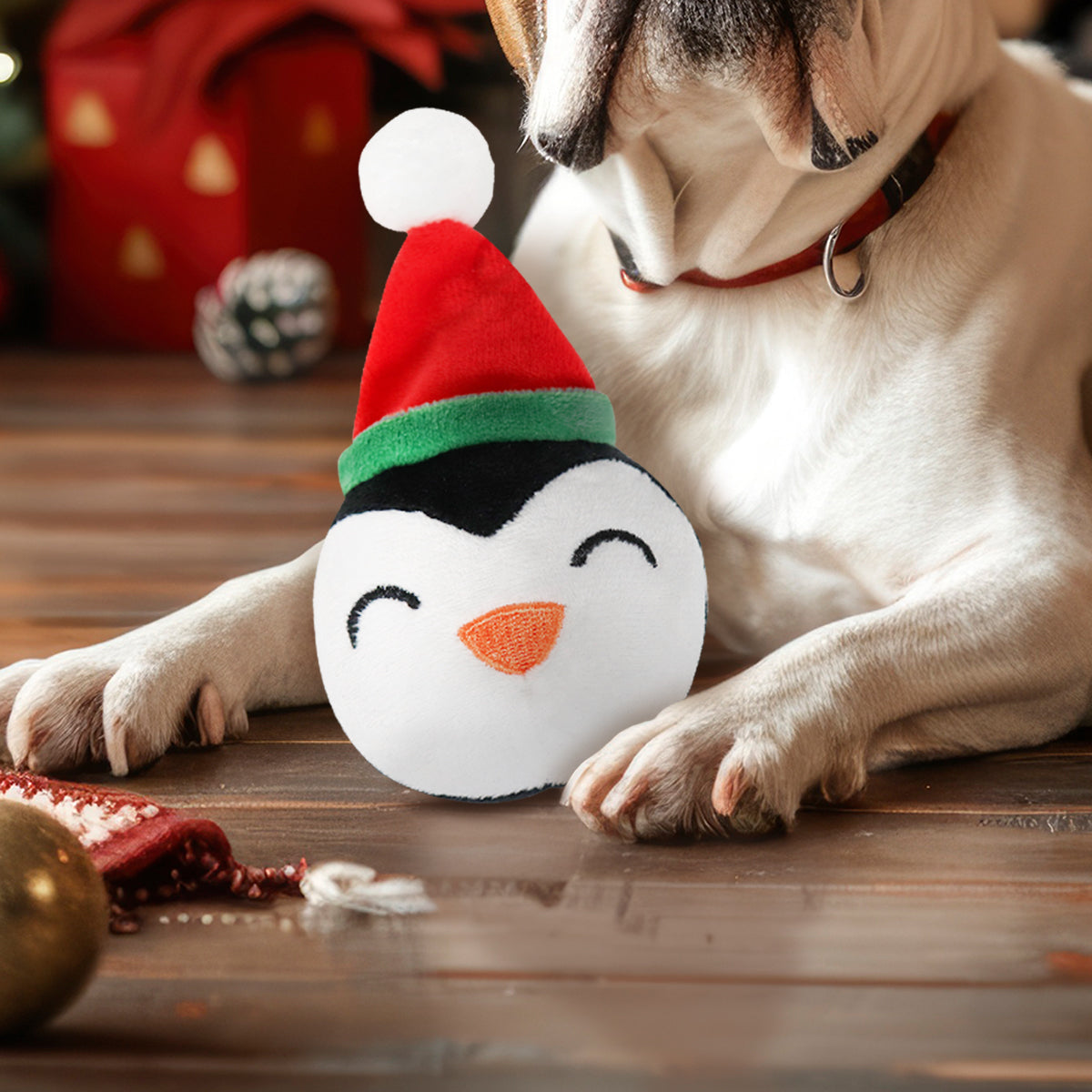 Pingüino Chillón de Peluche para Mascotas