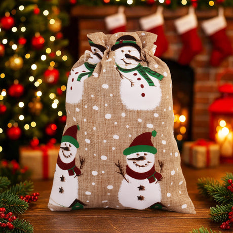 Bolsa de Yute, Diseño Snowman