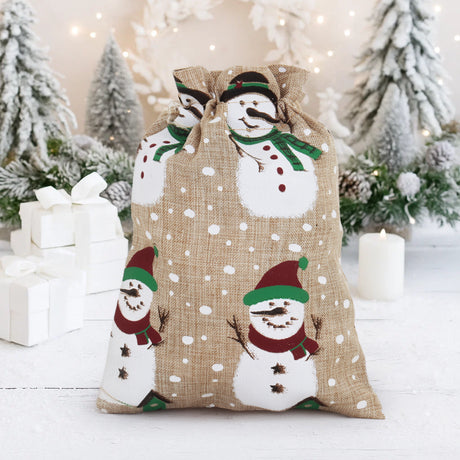 Bolsa de Yute, Diseño Snowman