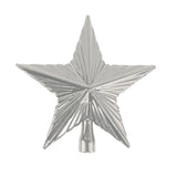 Estrella color Plata para Punta de Árbol de Navidad
