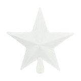 Estrella Decorativa para Punta de Árbol de Navidad, color Blanco