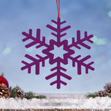 Copo de Nieve Jumbo, Glitter, Color Morado