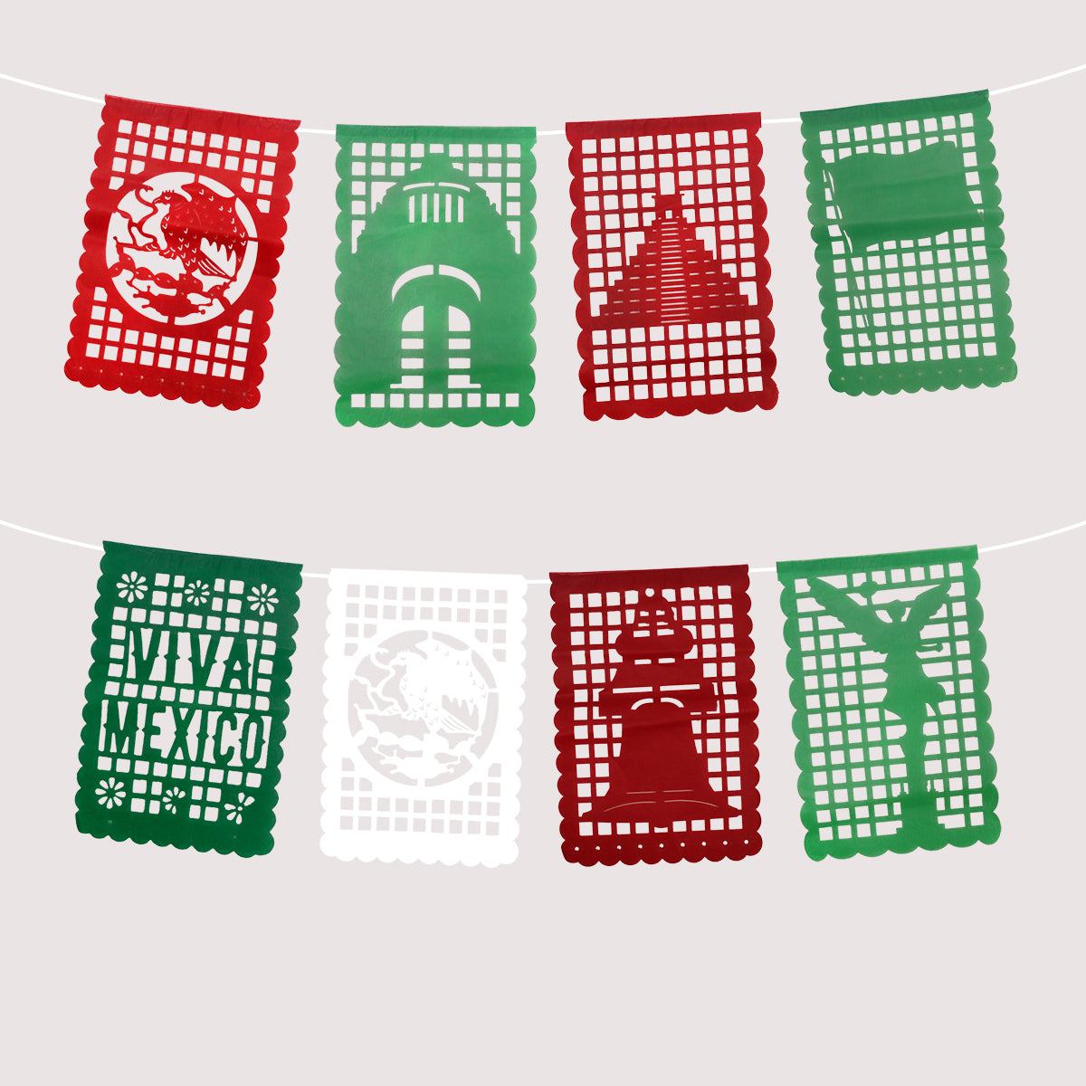 Papel Picado para Fiestas Patrias, Monumentos