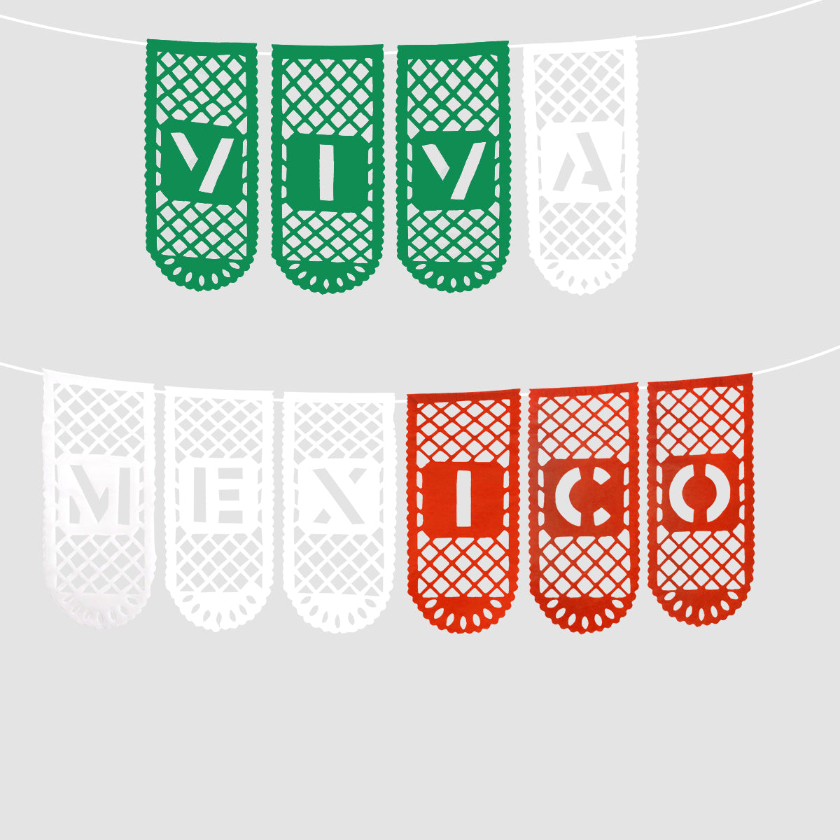 Papel Picado para Fiestas Patrias, Viva México