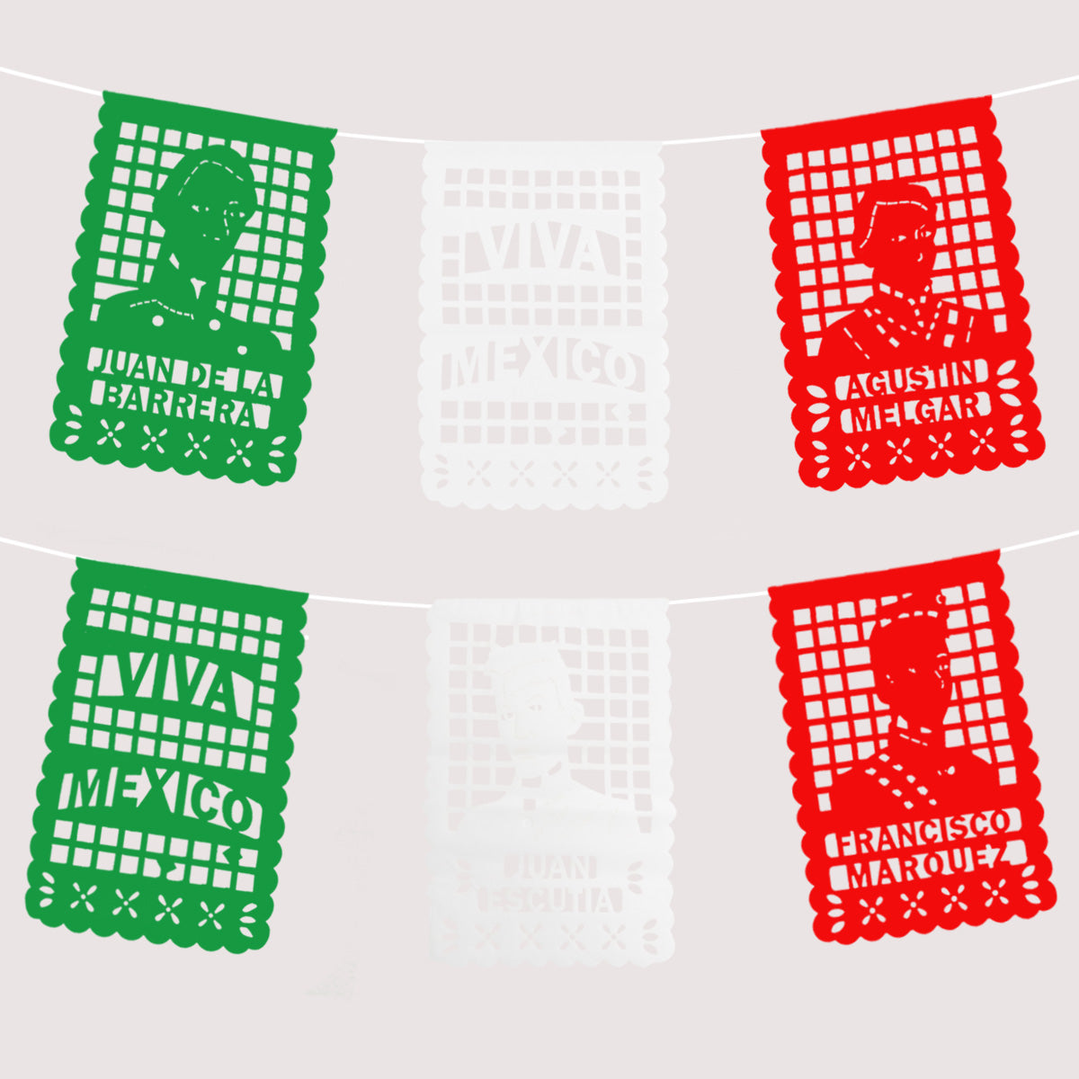 Papel Picado para Fiestas Patrias, Niños Héroes