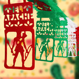 Papel Picado para Fiestas Patrias, El Apache